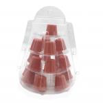 Mini Clear Plastic 4 Tiers Canele Tower Stand For Display Canele / Macaron And Cake Decoration for sale