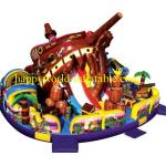 theme superman inflatable playground   , inflatable amusement park , inflatable obstacle for sale