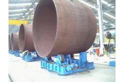 China Motorized Screw Adjustable Pipe Welding Rotator CE For Seam Welding supplier