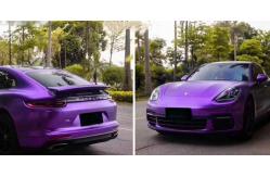 China Bubble Free Electric Violet Car Wrap Film Self Healing Swipeable supplier