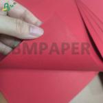 Single Sided 270gsm Premium Red Card Stock Paper Uncoated For Card Making for sale