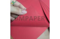 China Single Sided 270gsm Premium Red Card Stock Paper Uncoated For Card Making supplier