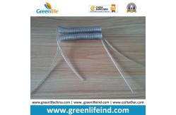 China Cable Wire Red Coil Lanyard Tether Custom Straight Long Line on Both Ends supplier