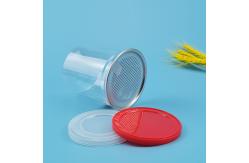 China Easy Open 450ml Aluminium Lid 30G Plastic Food Cans supplier