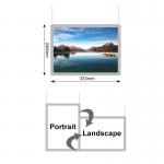 Aluminum Ultra Slim Crystal Light Box Snap Clip Advertising Backlit Poster Frame Light Boxes for sale