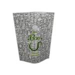 Glossy Finish Custom 500g Stand Up Pouch Zipper Bag For coffee / cookie Packaging for sale