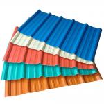 Color Coated Corrugated Steel Sheet 600mm - 1500mm Galvanized Steel Roofing Sheet for sale