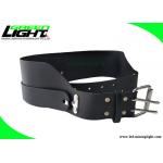 Genuine Cow Leather Mining Safety Belts Miner Waist Band With Reflective Strip for sale