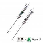 Stainless Steel Instant Read Food Thermometer , Cooking Probe Thermometer Good Heat Insulation for sale