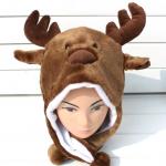 Custom Cartoon Elk Plush Hat for sale