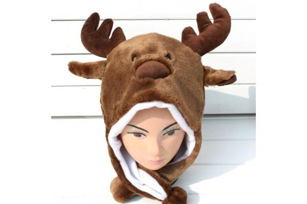 Custom Cartoon Elk Plush Hat