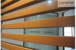 China Natural Flat Finish Terracotta Baguette Louver For Ventilated Facade System  supplier