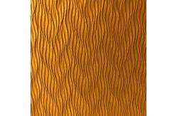 China Elastane Stripe Textured Yarn Dyed Polyester Pleated Fabric 250gsm supplier