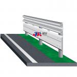 Customized W Beam Highway Metal Guardrail with Steel SKT Terminal End Exported to Philippines for sale