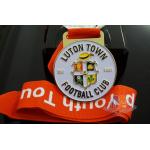 Custom Metal Zinc Alloy Football Medals Soft Enamel with Europe Printing Ribbon