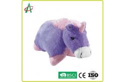 China BPA Free Washable Chenille Animal Shaped Soft Plush Pillow supplier