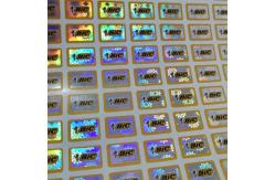 China Round Shape Security Hologram Stickers , Genuine Hologram Stickers supplier