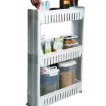 Folding Plastic Organizer Shelf W13.5cm Plastic Corner Rack For Bathroom for sale