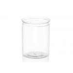 Custom Clear Plastic Cylinder , Transparent PET Easy Open Tube Food Cans