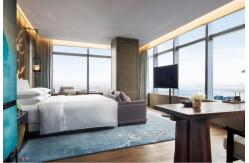 China Full Assembled Walnut Timber Modern Hotel Furniture Room Packages For Restaurant supplier
