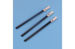 China Round Mini Head Black Handle Sponge Foam Swab 3.2mm Lint Free supplier