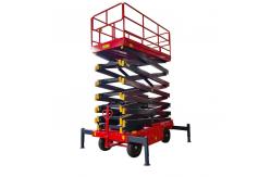 China Hydraulic 500kg Movable Scissor Lift 14m High Aerial Platform supplier