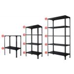 Home Decoration Convenient Storage Diy Boltless Rack Resistance To Corrosion for sale