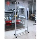 Office Aluminum Clear Acrylic Moving Partition Wall Room Dividers Partitions Screen for sale