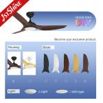 1stshine Ceiling Fan With Light Modern Plastic Blade Low Noise Dc Motor
