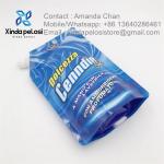 Convenient Bag Laundry Detergent Spout Pouch Liquid Hand Soap Refill Pouch for sale