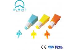 China Gamma Sterilized Single Use Safety Lancets 23G 26G 28G with 3 Adjustable Depths supplier