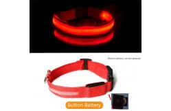 China Hundehalsband Lighted Dog Collars Rechargeable Nylon XS XL LED Pet Collar supplier