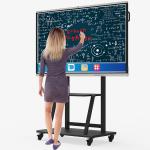 Interactive 55 Inch Smart Board Multiple Interfaces For Classroom for sale