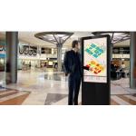 OEM Size LCD Multi Touch Interactive Signage Display 3840x2160 Aluminum Android