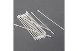 China Customization Electronic Lint Free Buds Paper Handle Cleanroom Pointed Cotton Long Cleaning Swab supplier