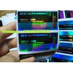 Multi Colored Prescription Bottle Label Matte Laminating Gold Foil Paper Material for sale