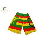 Colorful Stripes Printed Board Shorts , Quick Dry Surf Beach Shorts for sale