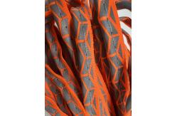 China Flame Retardant Glass Beads Reflective Fabric Washable Polyester Taffeta Visibility supplier