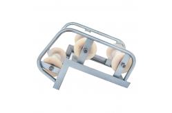 China Bending Radius 450mm Three Wheel Pulley Protecting Tackle With Three Wheels supplier