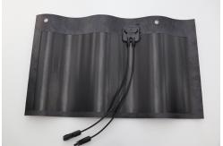 China High Efficiency Curved Solar Roof Tiles 50W BIPV Solar Power Tiles supplier