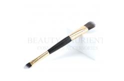 China ISO9001 ISO14000 Double Ended Makeup Brush Dual Ended Foundation And Concealer Brush supplier