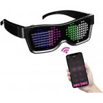 USB Rechargeable Programmable Led Glasses Text Graffiti Animation Music Rhythm Modes for sale