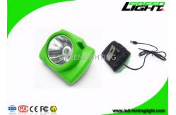 China 13000lux IP68 Waterproof Rechargeable LED Headlamp Lightweightwith OLED Screen supplier