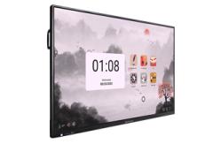 China 50 Point 450cd/M2 15w Interactive Flat Panel Display Built In Speakers supplier