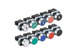 China Button switch self reset circular XB2BA42C/31/41 touch power start switch supplier