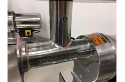 China 304 Stainless Steel Electric Meat Grinder with 3 Grinding Plates / Sausage Tubes supplier