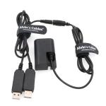 DR-E6 Dummy Battery 1.9m Camera Power Adapter for Canon EOS for sale