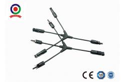China Multi Solar Branch Connector Good Flexibility Lower Contact Resistant CE / ISO9001 supplier