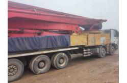 China Sany 66M Used Concrete Pump With Mercedes Chassis Model 2017 supplier