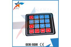 China 4 X 4 Matrix Keypad Membrane Switch Control Panel Electronic Components supplier